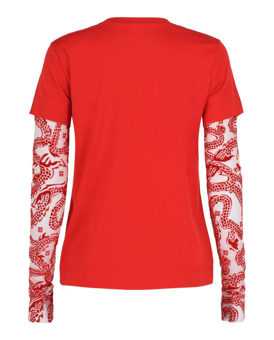 Givenchy Double Layer Long Sleeve T-Shirt