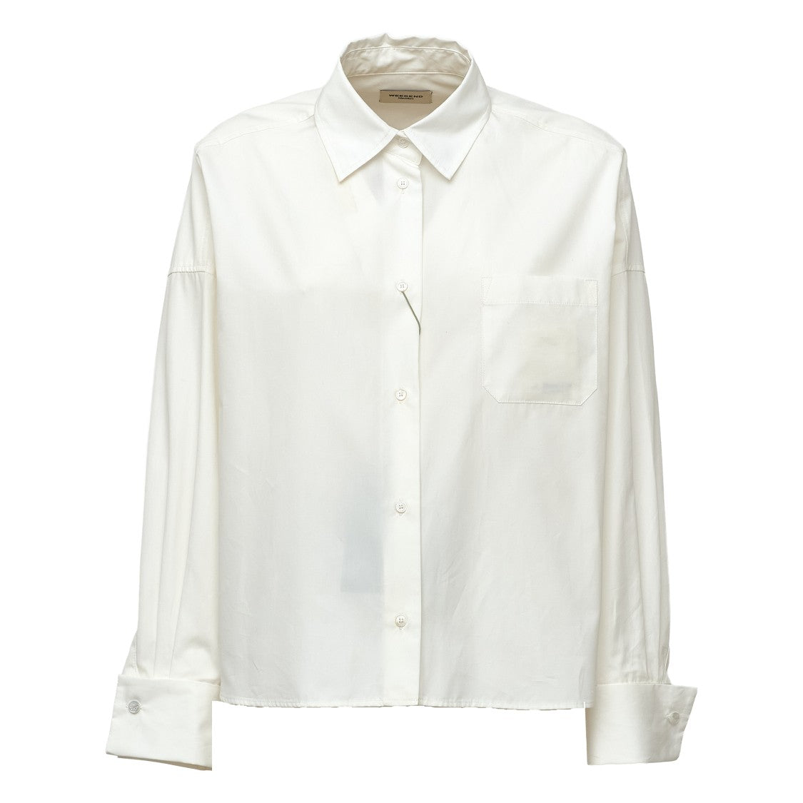 Max Mara Ovatta Boxy Cotton Poplin Shirt