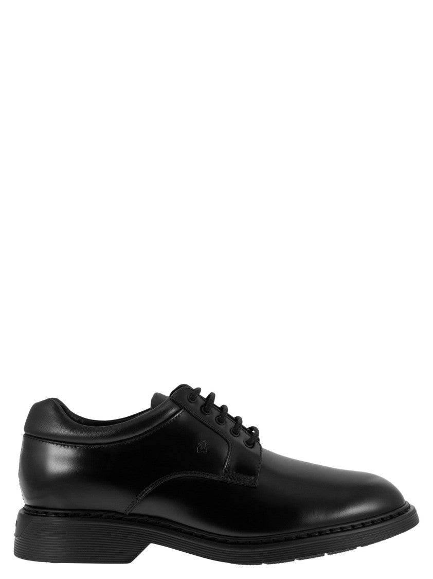 Hogan H576 - Derby Lace-Ups With Rubber Bottom