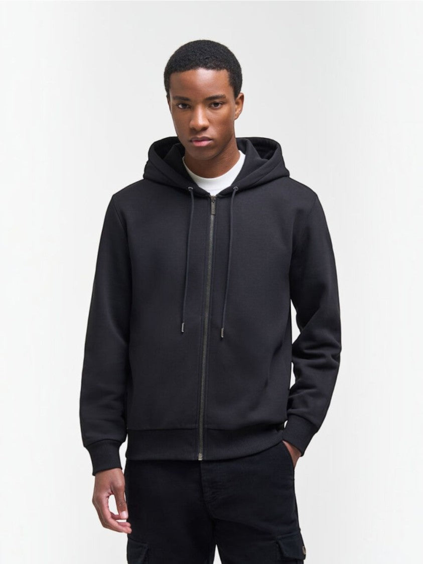 Colmar Black Zip-Up Hoodie