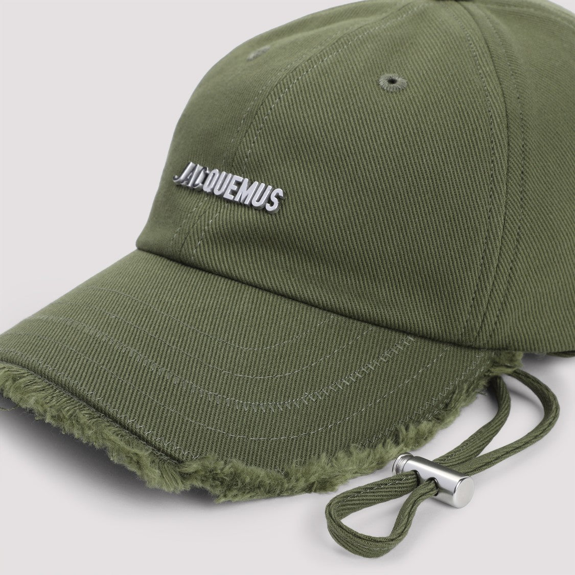 Jacquemus Cotton Cap With Distressed Brim