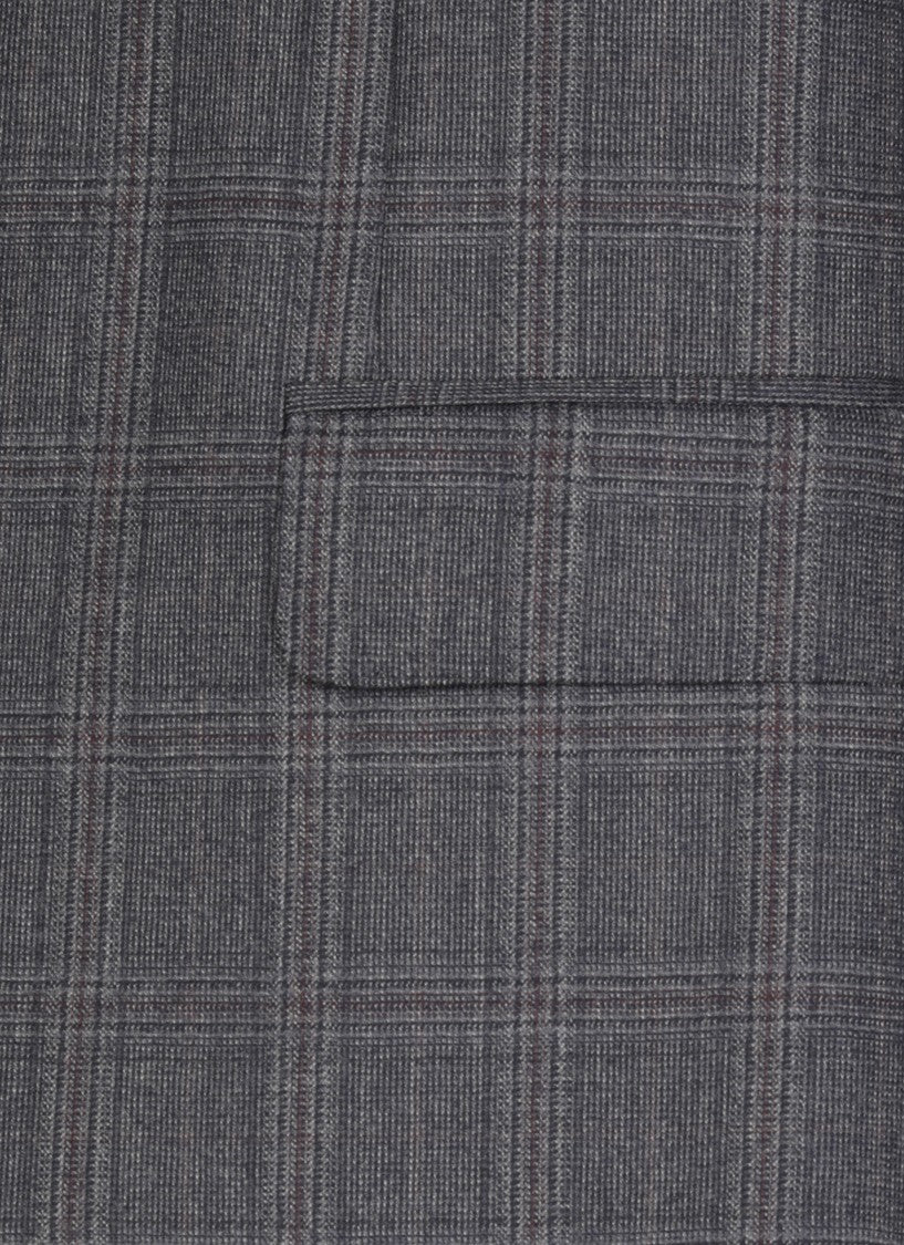 Caruso Blue Wool Suit