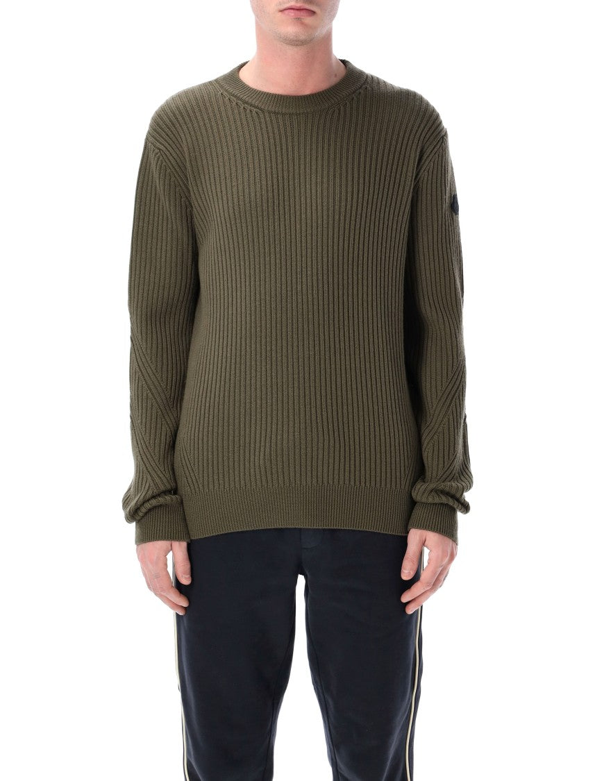 Moncler Ribbed Virgin Wool Jumper