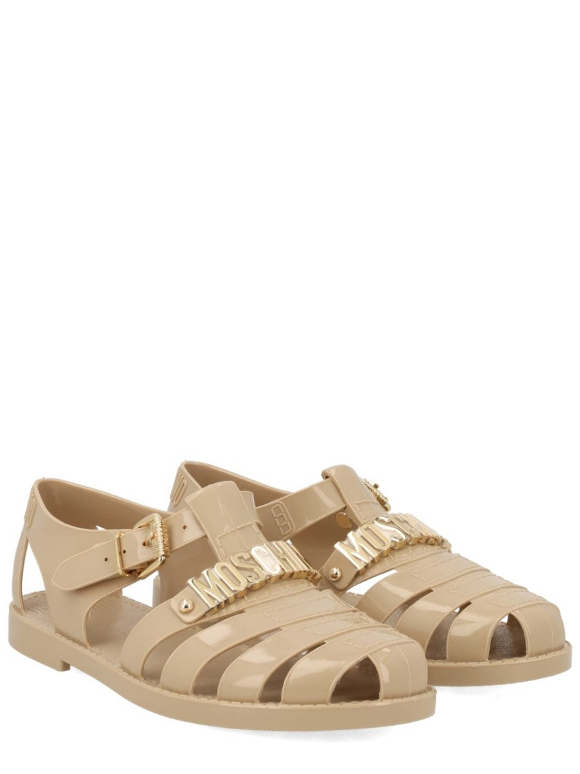 Moschino Jelly Cage Like Mesh Sandals