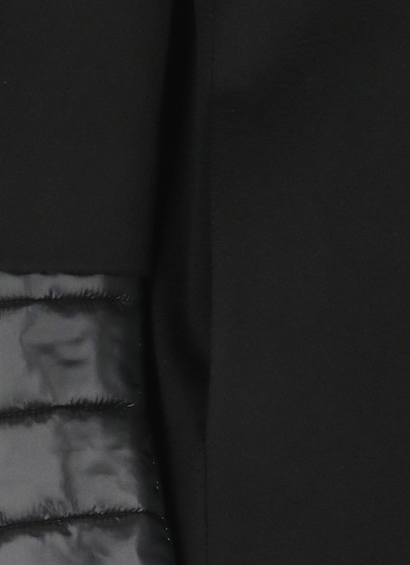 Herno Virgin Wool Coat With High Neck