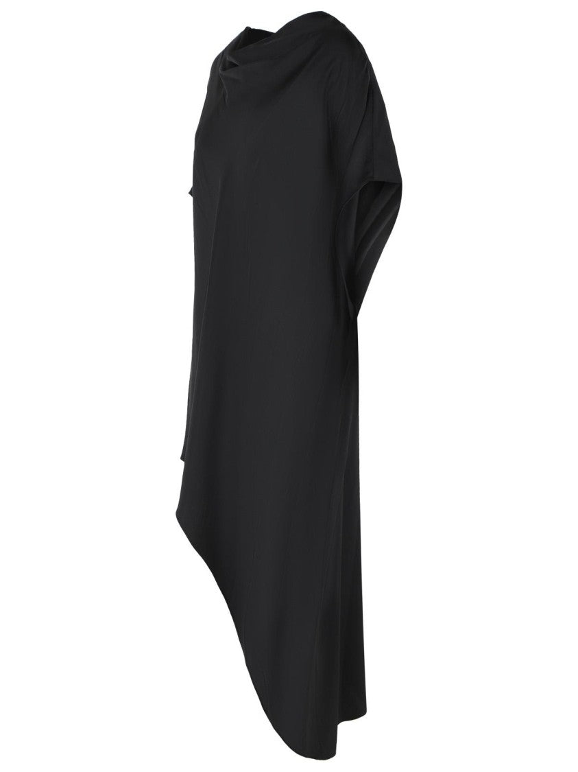 Simkhai Mini Dress With Draped Neckline And Asymmetrical Hem