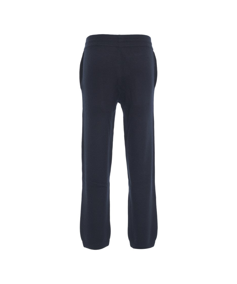 Soft Goat Cashmere Joggers With Elastic Waistband