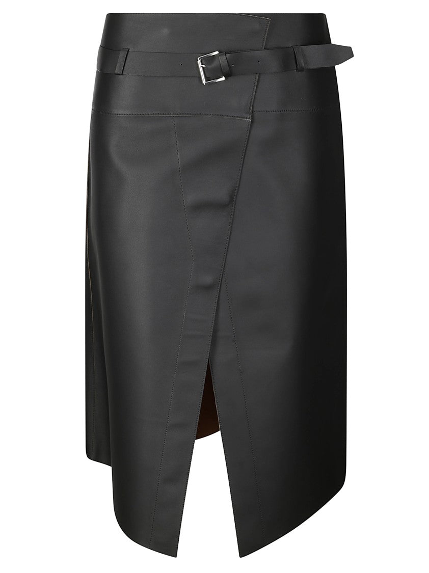 1972 Desa Leather Reversible Skirt Wallet