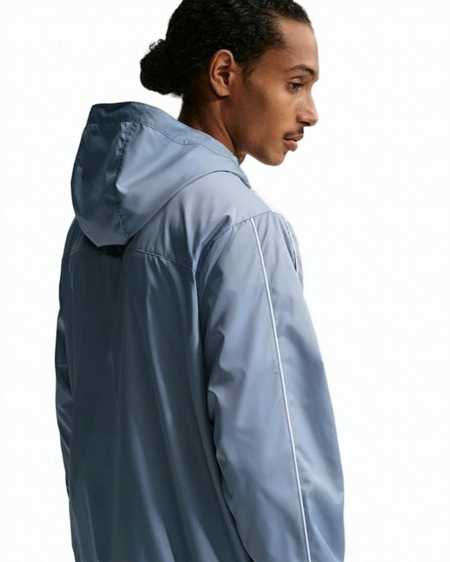 Nike Color-Blocked Half-Zip Jacket With Hood