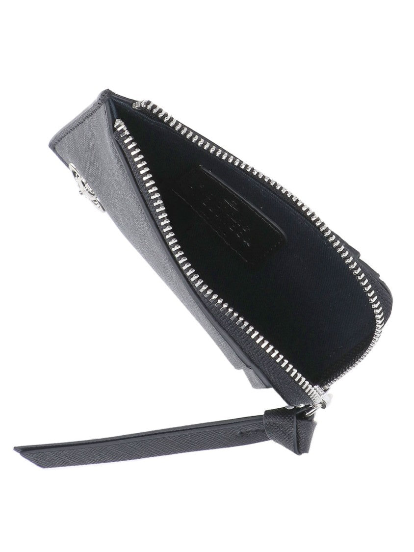 Vivienne Westwood "Orb" Zip Cardholder – Black