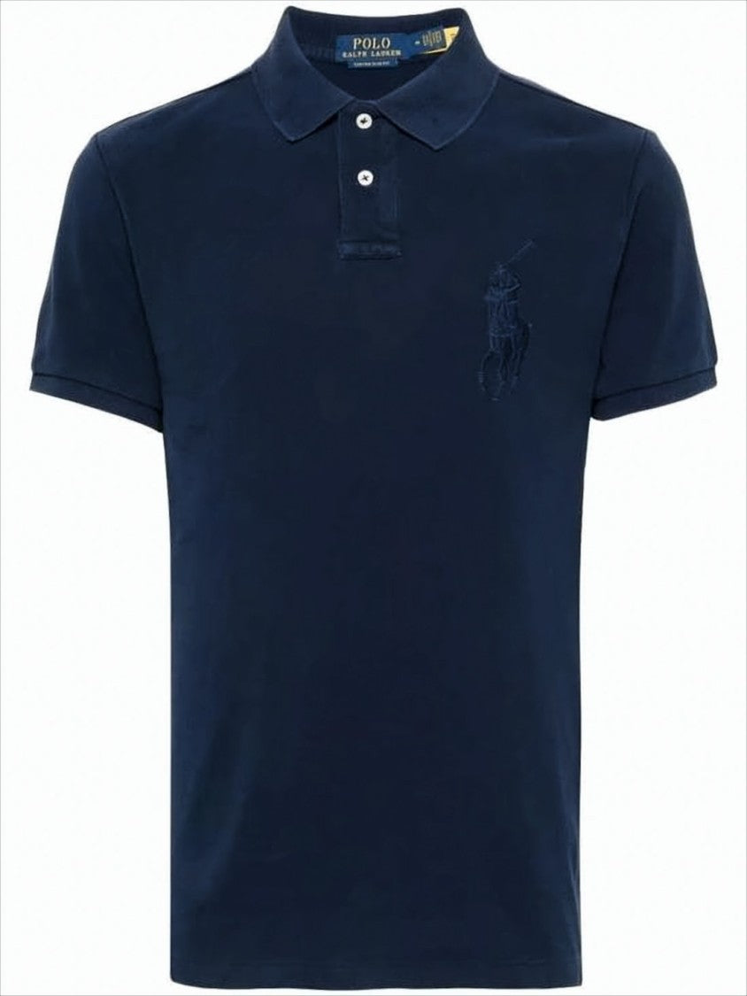Polo Ralph Lauren Classic Deep Navy Polo Shirt With Embroidered Logo