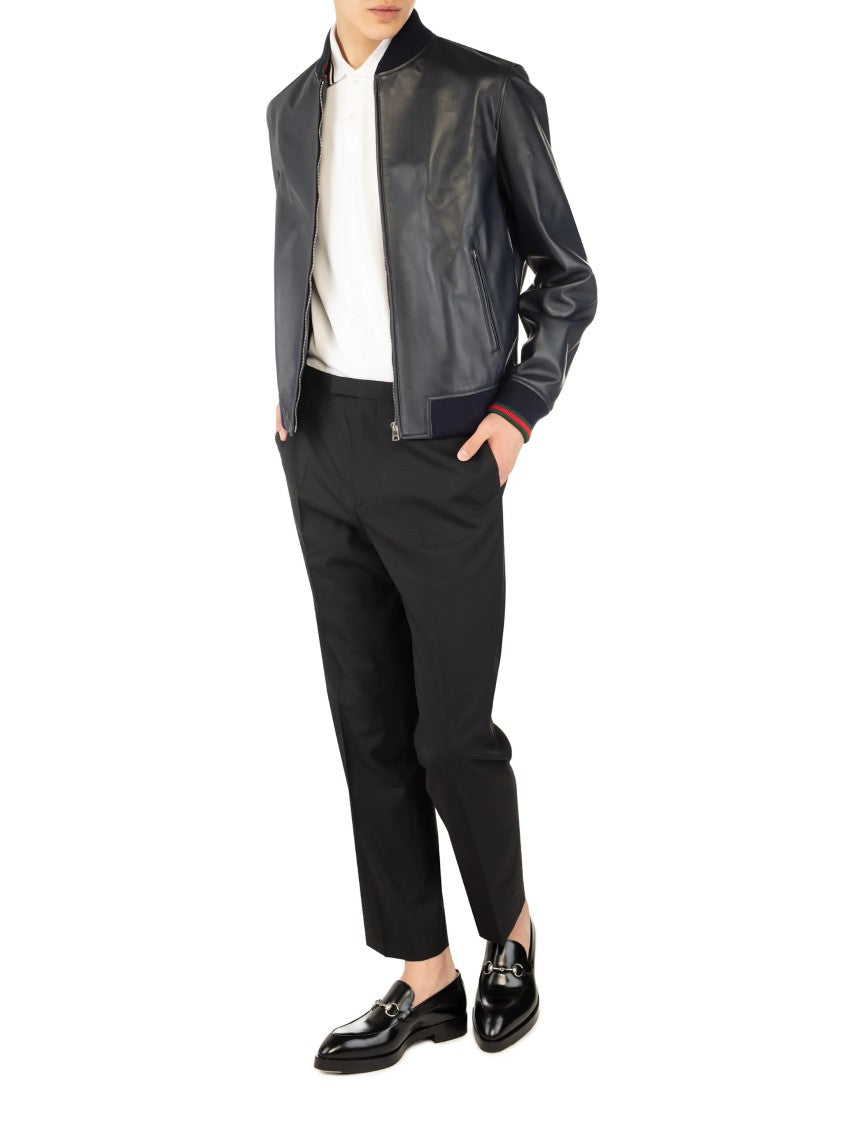 Gucci Black Tailored Straight-Leg Minimalist Pants