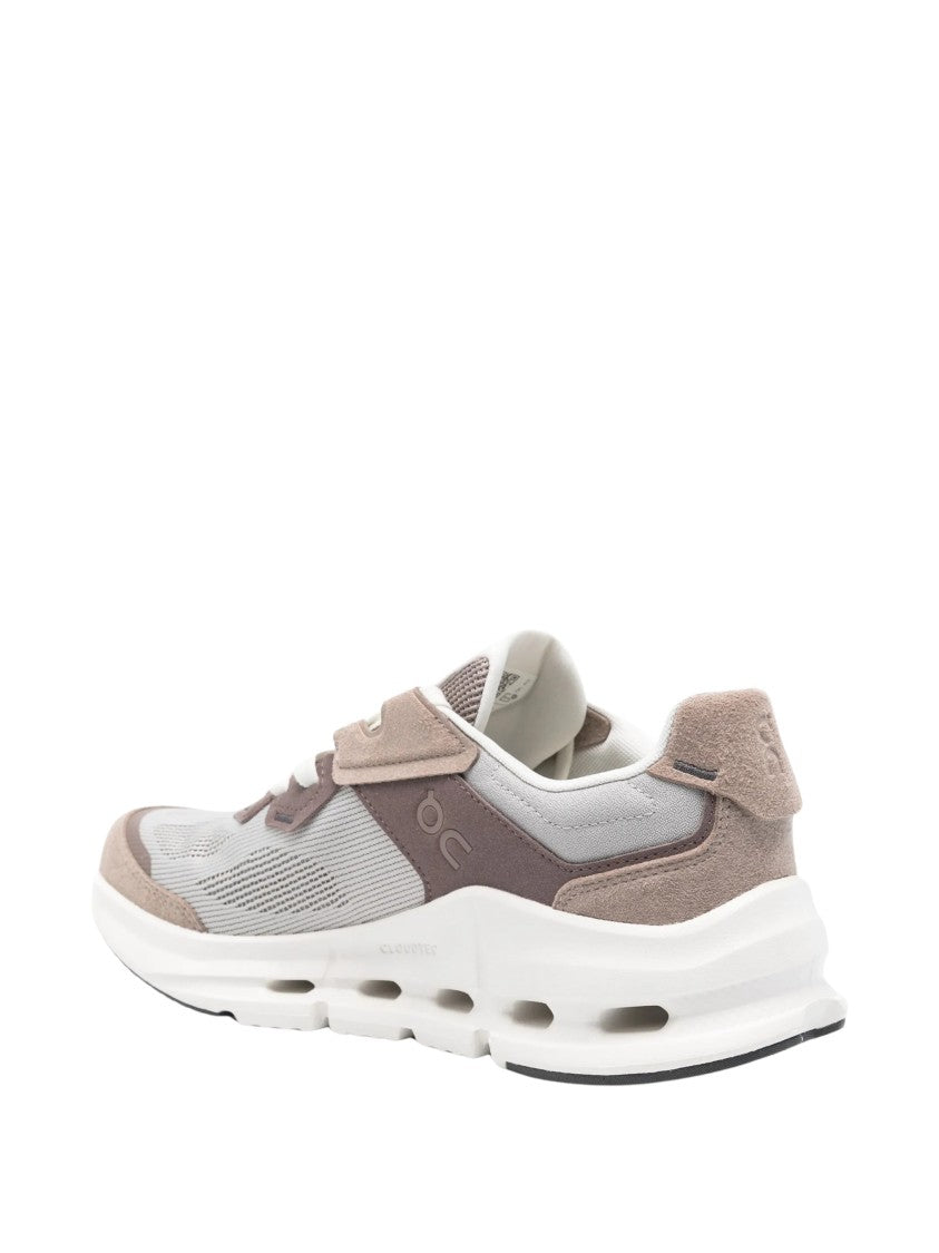 On Cloudnova Rift Layered Design Retro Fabric Sneakers