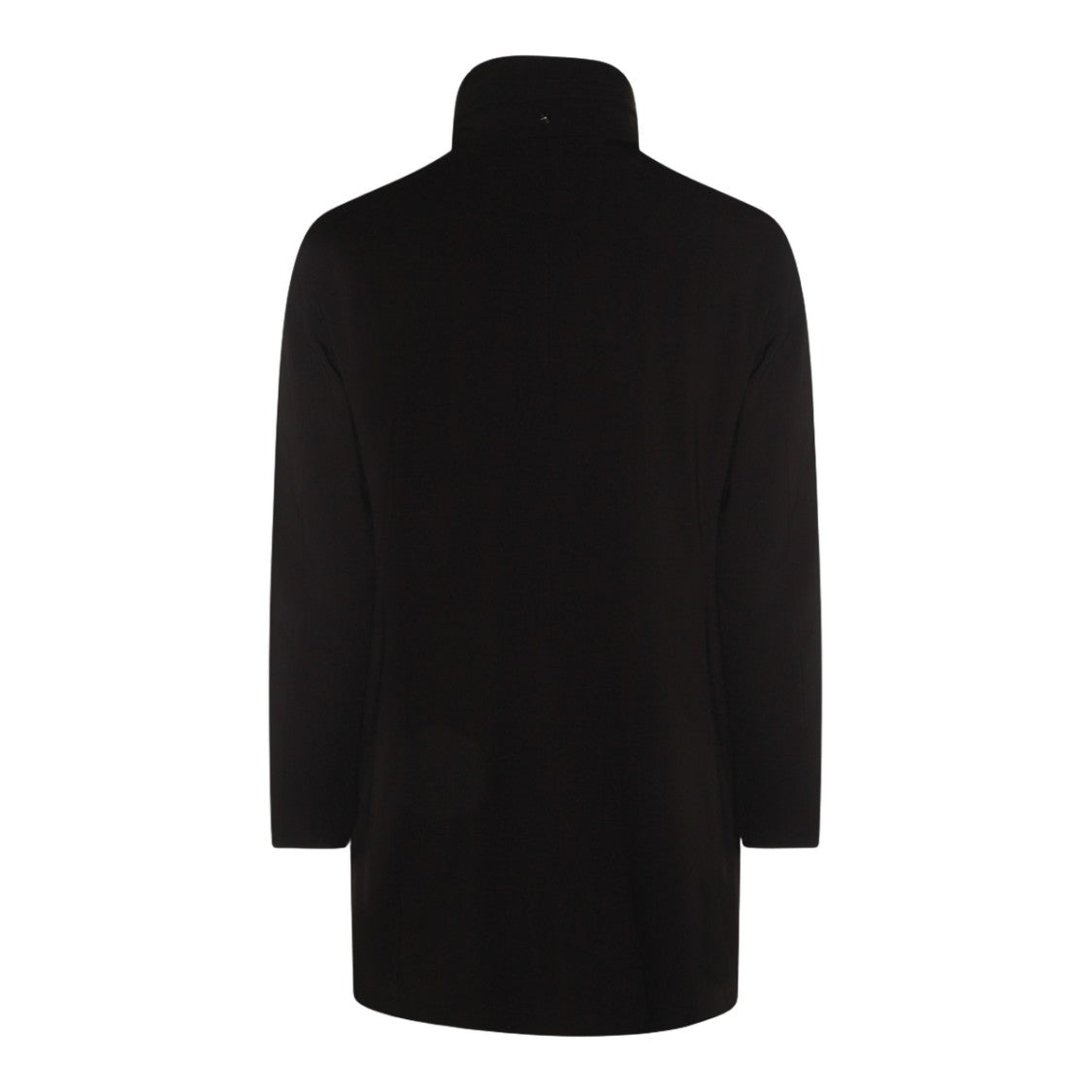 Montecore Black Coat With High Collar