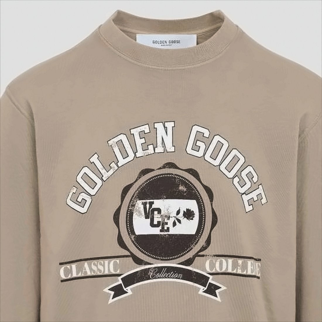 Golden Goose Long-Sleeve Relaxed Fit Sweatshirt With Vintage Emblem