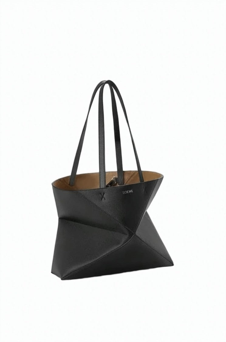 Loewe Geometric Design Calf Leather Shoulder Bag