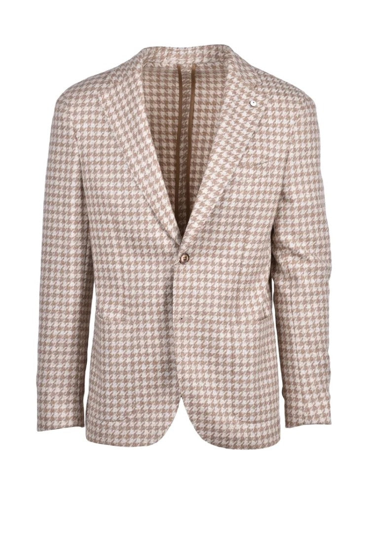 L.B.M. 1911 Fitted Jacket - Brown/Beige
