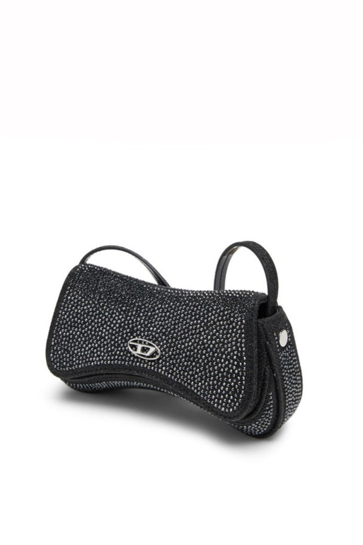 Diesel Black Leather Shoulder Bag