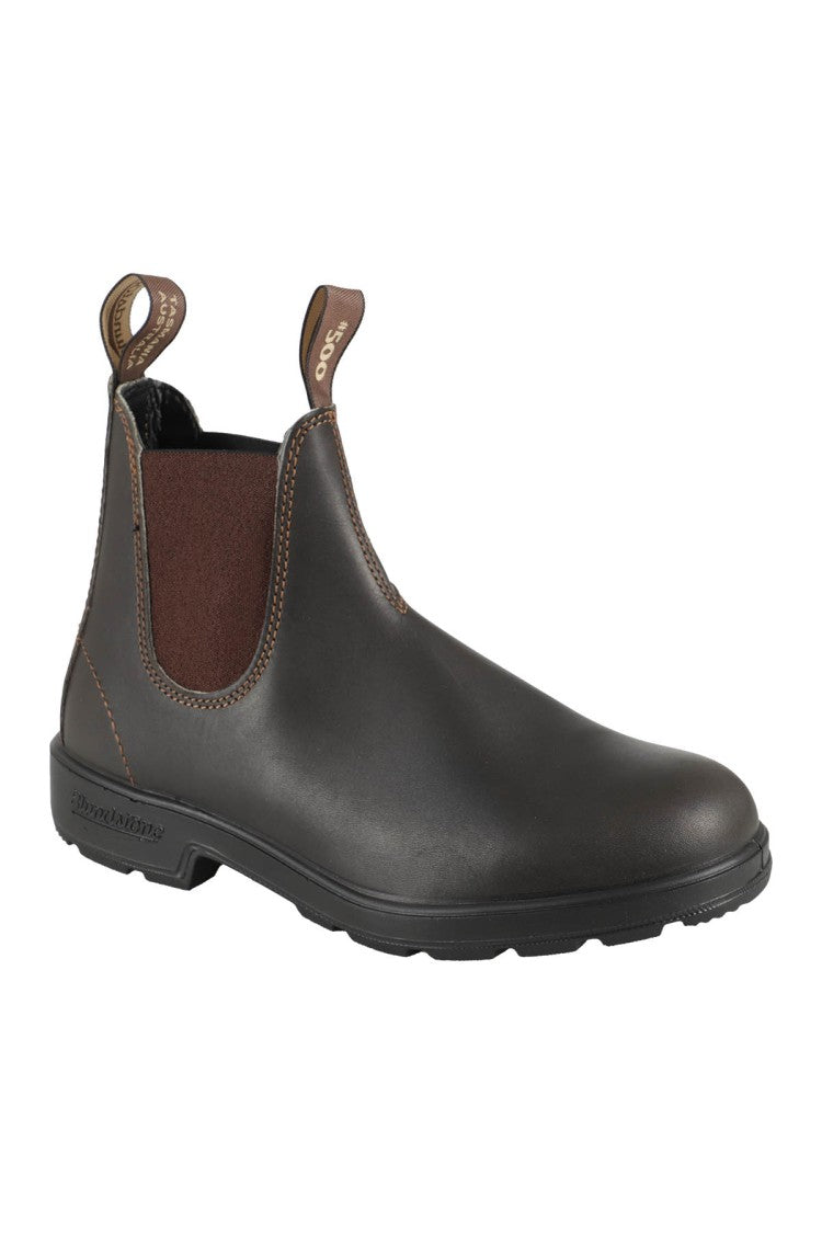 Blundstone Ankle-High Leather Blundstone Boots With Elastic Side Panels