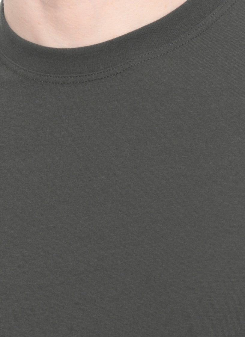 Zanone Green Cotton Crewneck T-Shirt