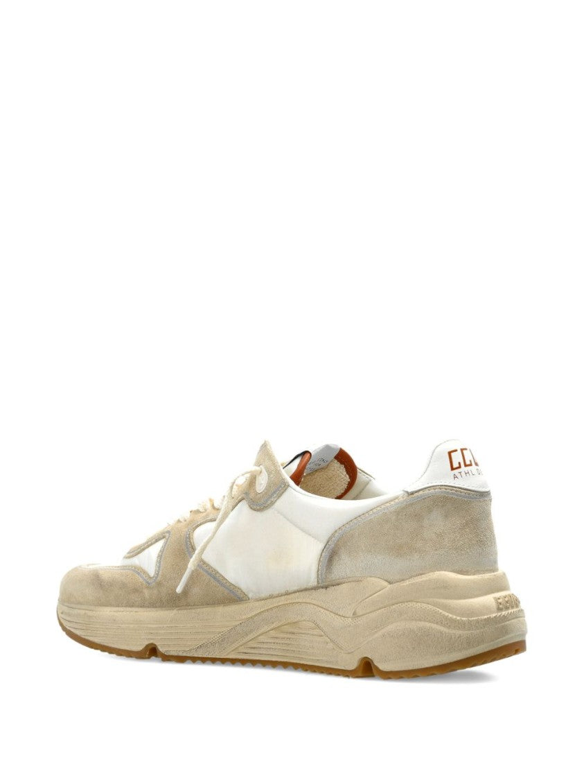 Golden Goose Sneakers With Brown Star Accent