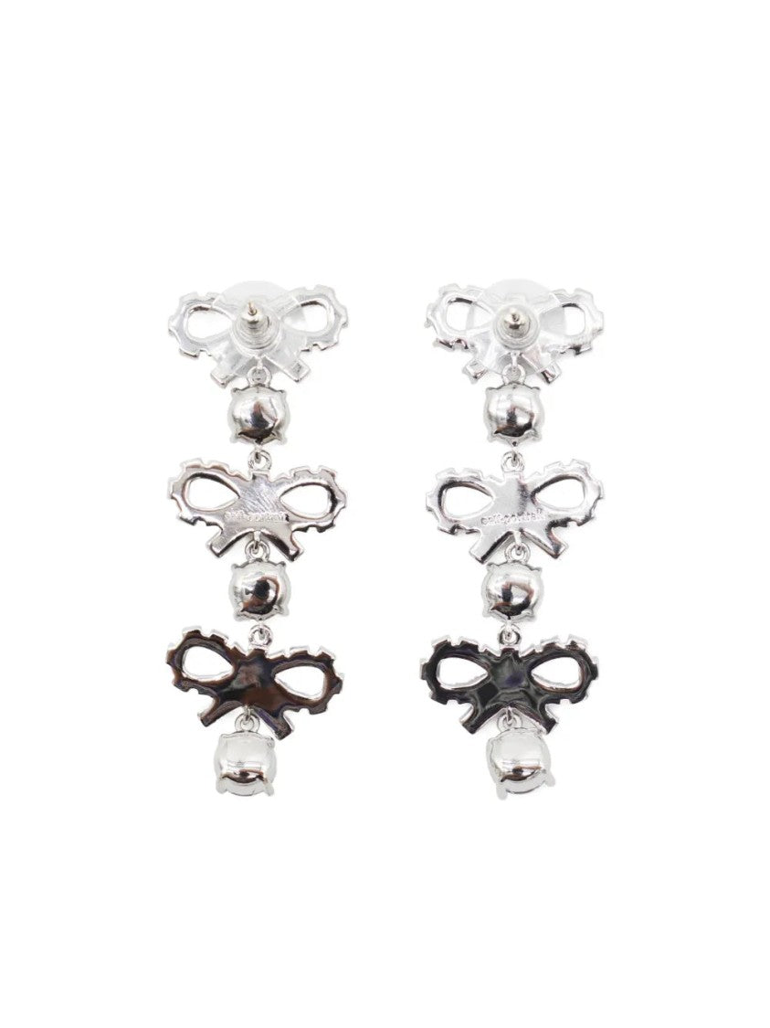 Self-Portrait Mini Bow Drop Earrings
