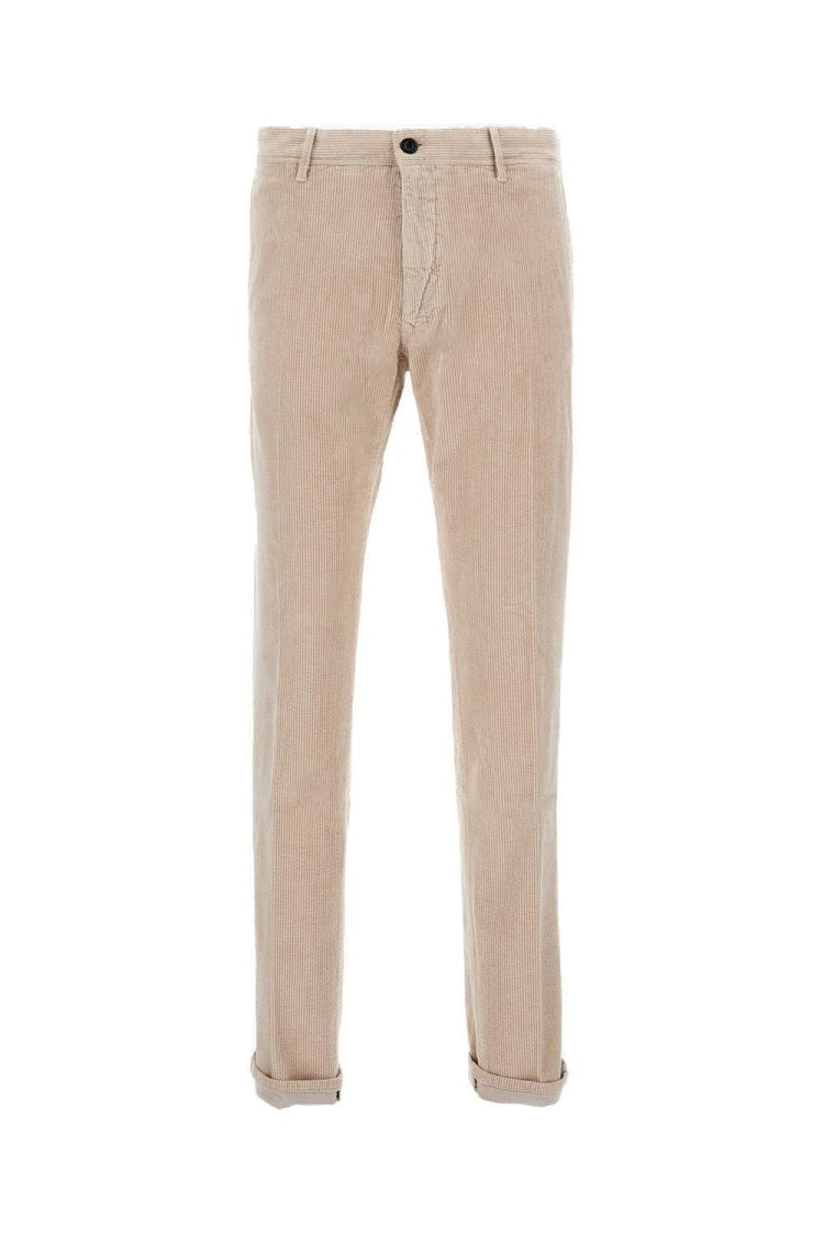 Incotex Tailored Fit Corduroy Trousers With Zip