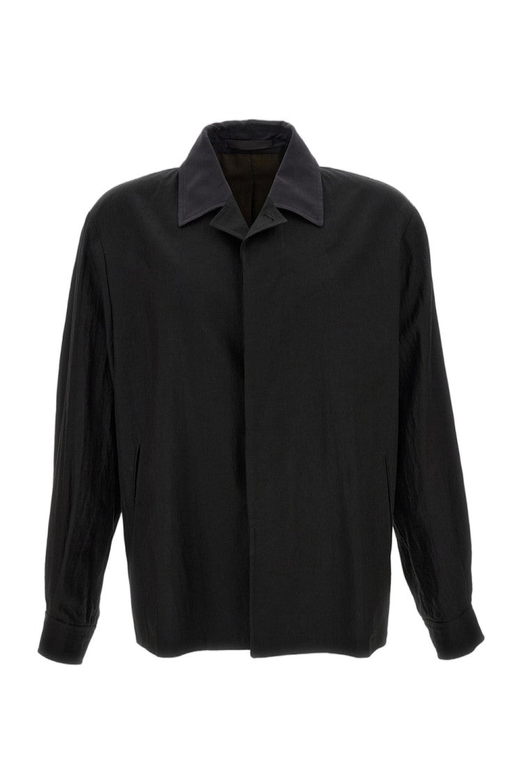 Our Legacy Techflax Relaxed Fit Pack Blazer With Contrast Collar