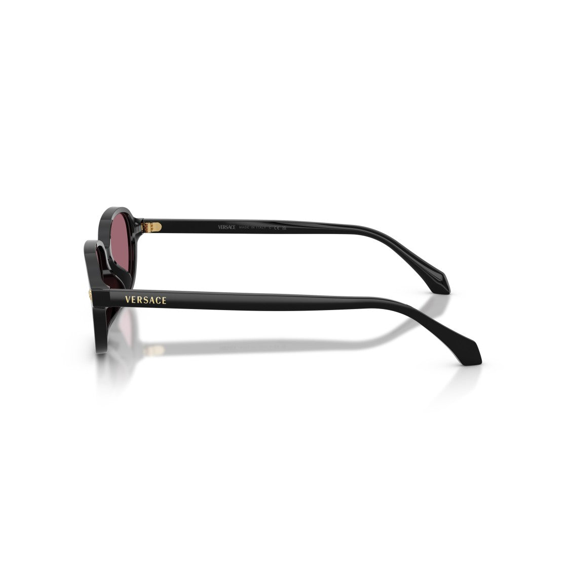 Versace 0Ve4514d Rectangular Black Acetate Sunglasses