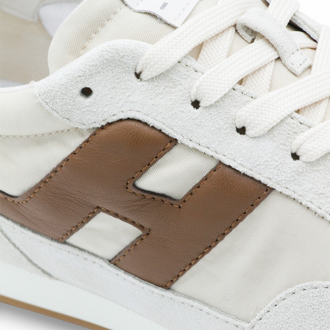Hogan Beige Leather Sneakers