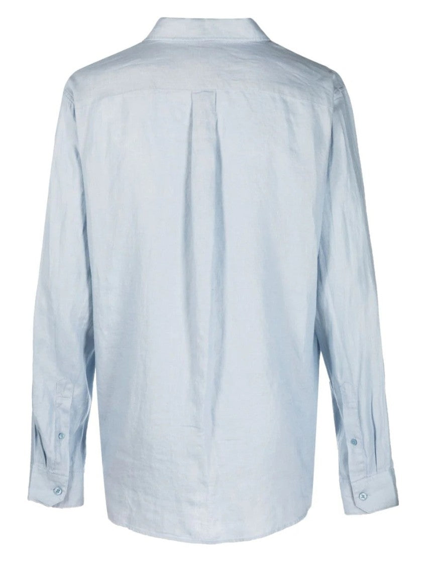 Vince Linen Long Sleeve Shirt