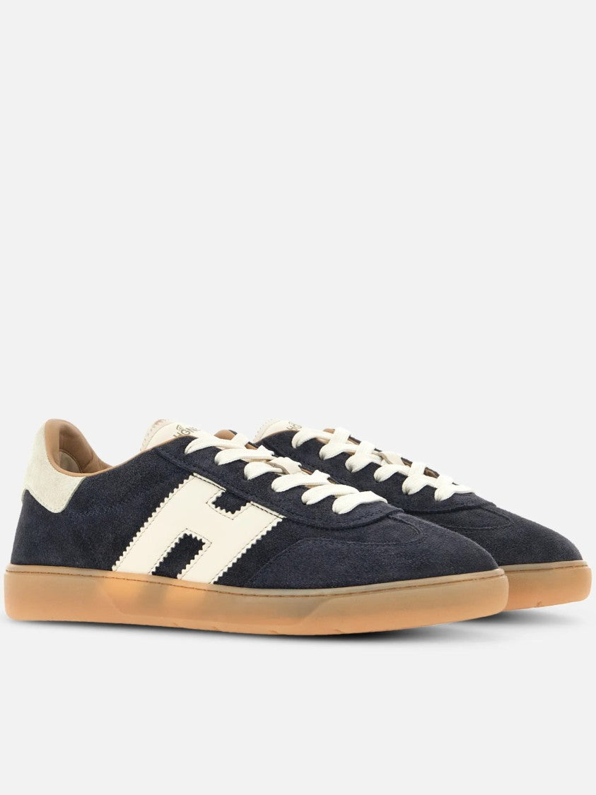 Hogan Low-Top Suede Sneakers With Contrasting Accents