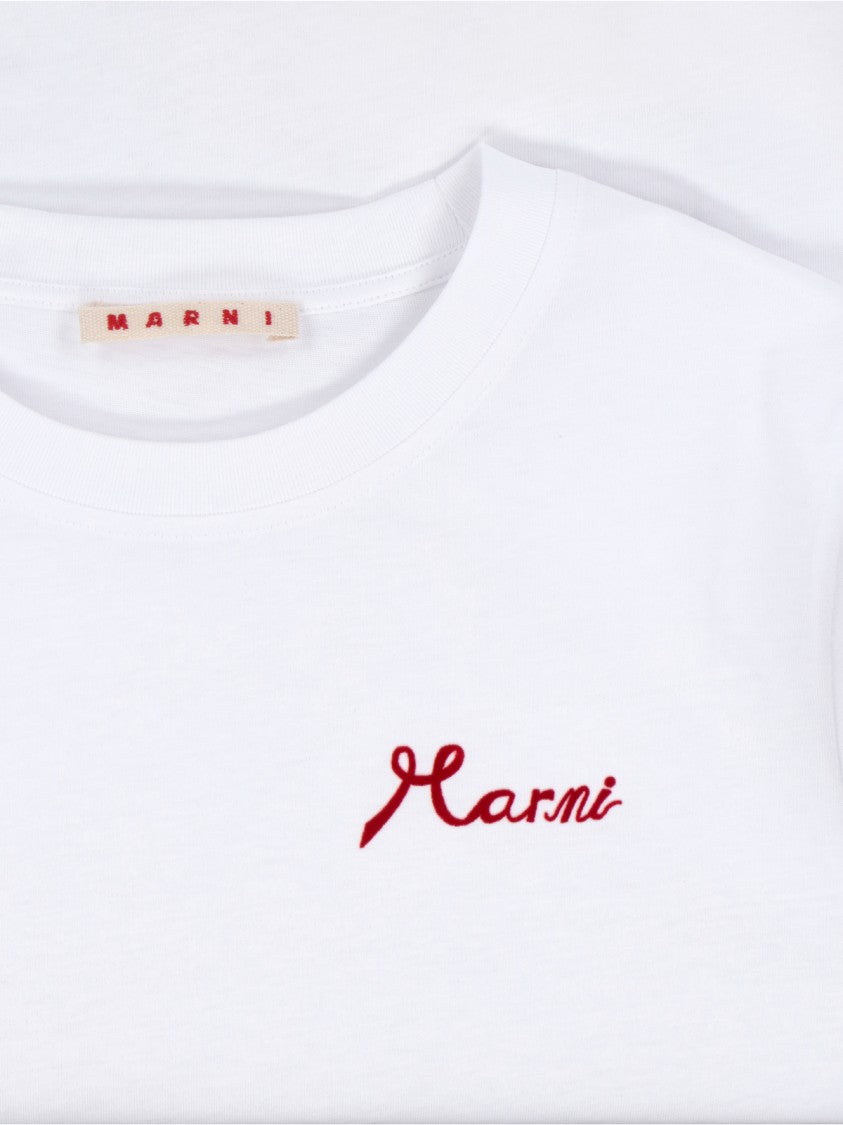 Marni Embroidered Logo T-Shirt