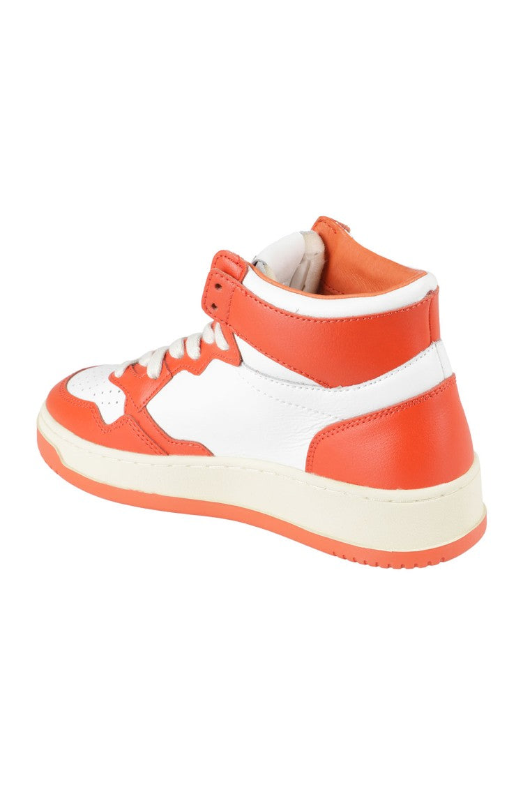 Autry High-Top Sneakers In White Leather