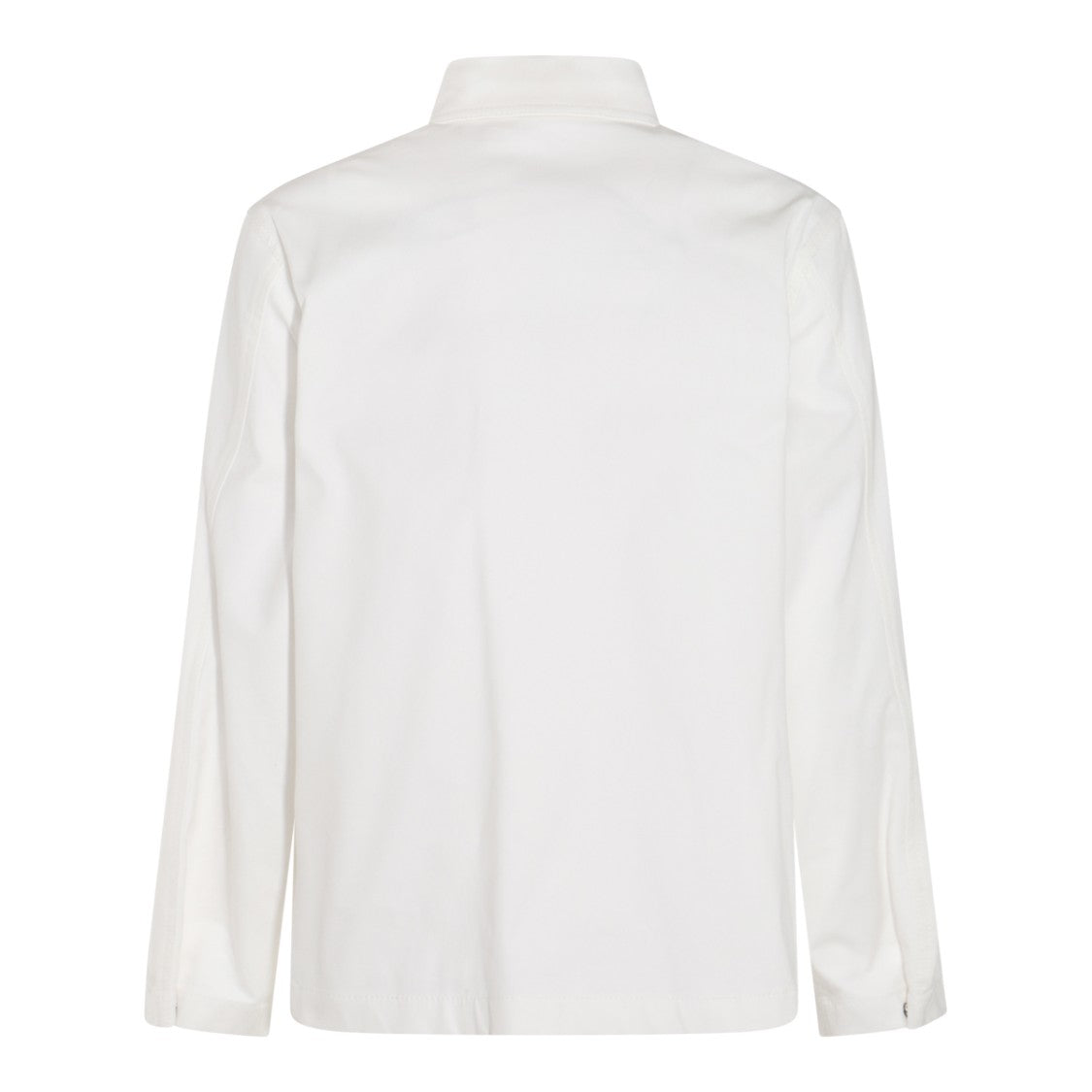Valentino White Cotton Blend Shirt Jacket