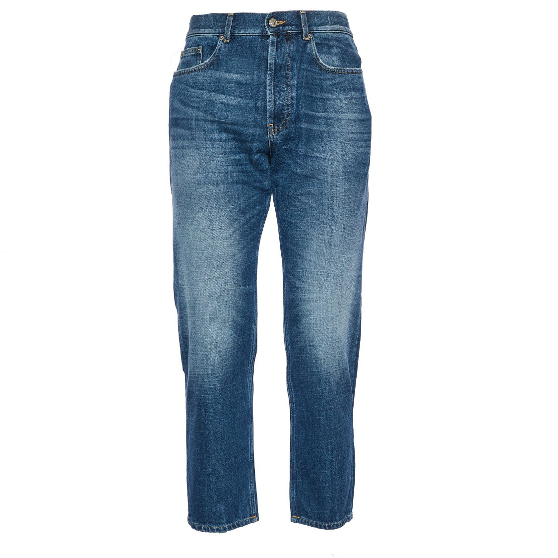 Department Five Relaxed-Fit Cropped Denim Jeans