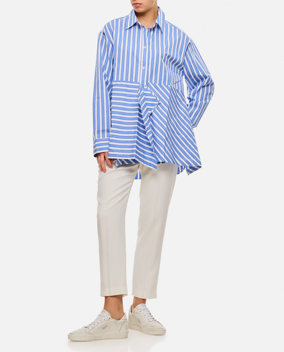 J.W. Anderson Peplum Drape Shirt