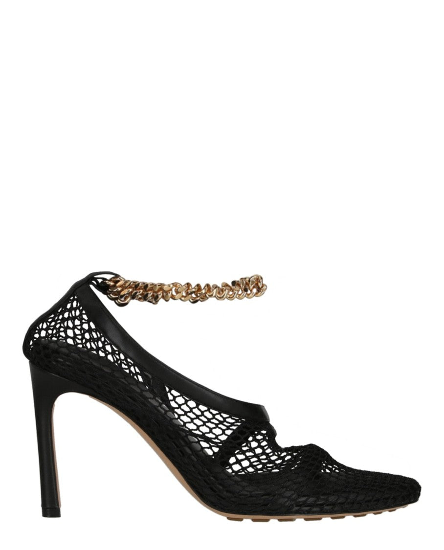 Bottega Veneta Chain-Trimmed Stretch Pumps
