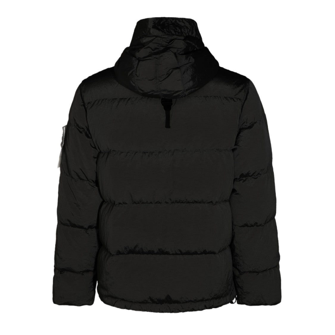 Stone Island High Collar Hooded Padded Quilted Coat