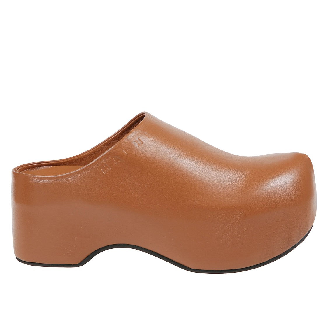 Marni Chunky Wooden Platform Mules