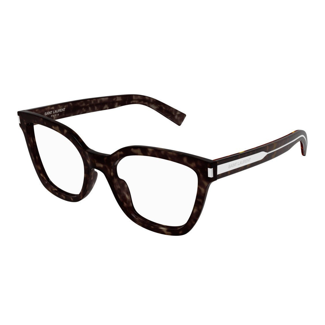 Saint Laurent Sl 748 Tortoiseshell Square Frame Eyeglasses