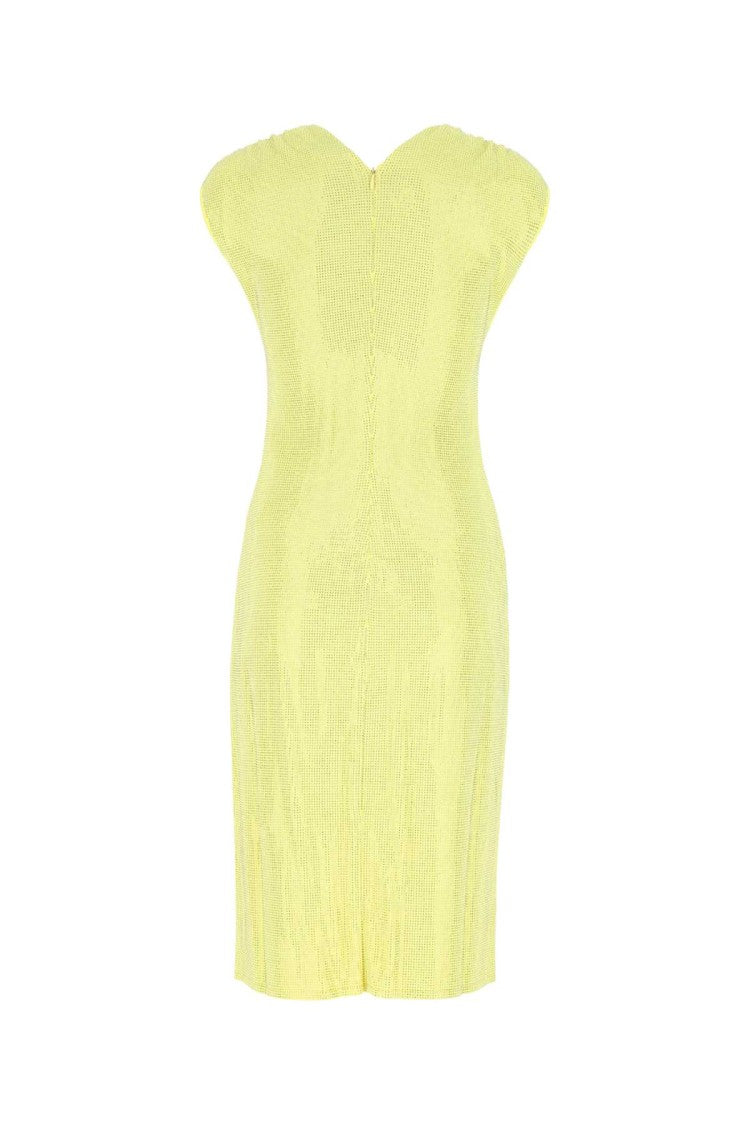 Bottega Veneta Embellished Stretch Viscose Blend Dress