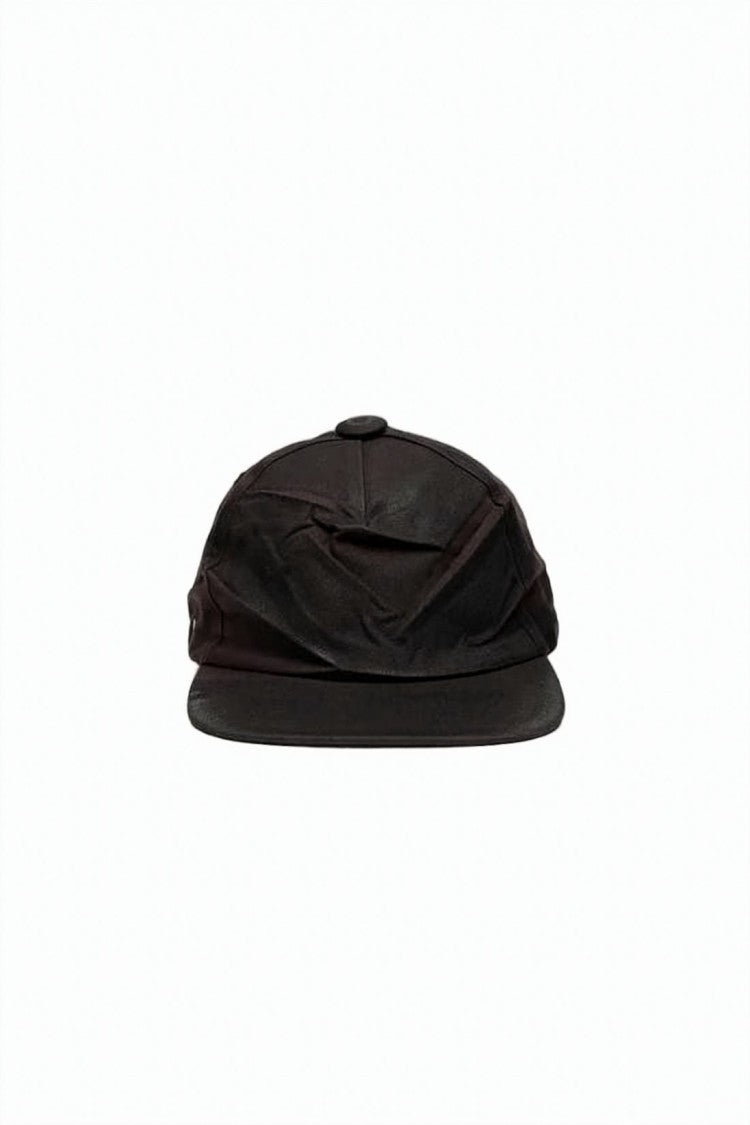 Maison Margiela Structured Black Cotton Baseball Cap With Adjustable Strap