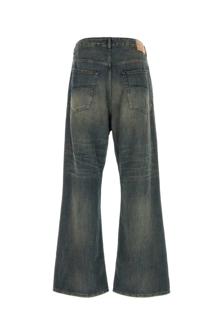 Balenciaga Denim Wide-Leg Jeans
