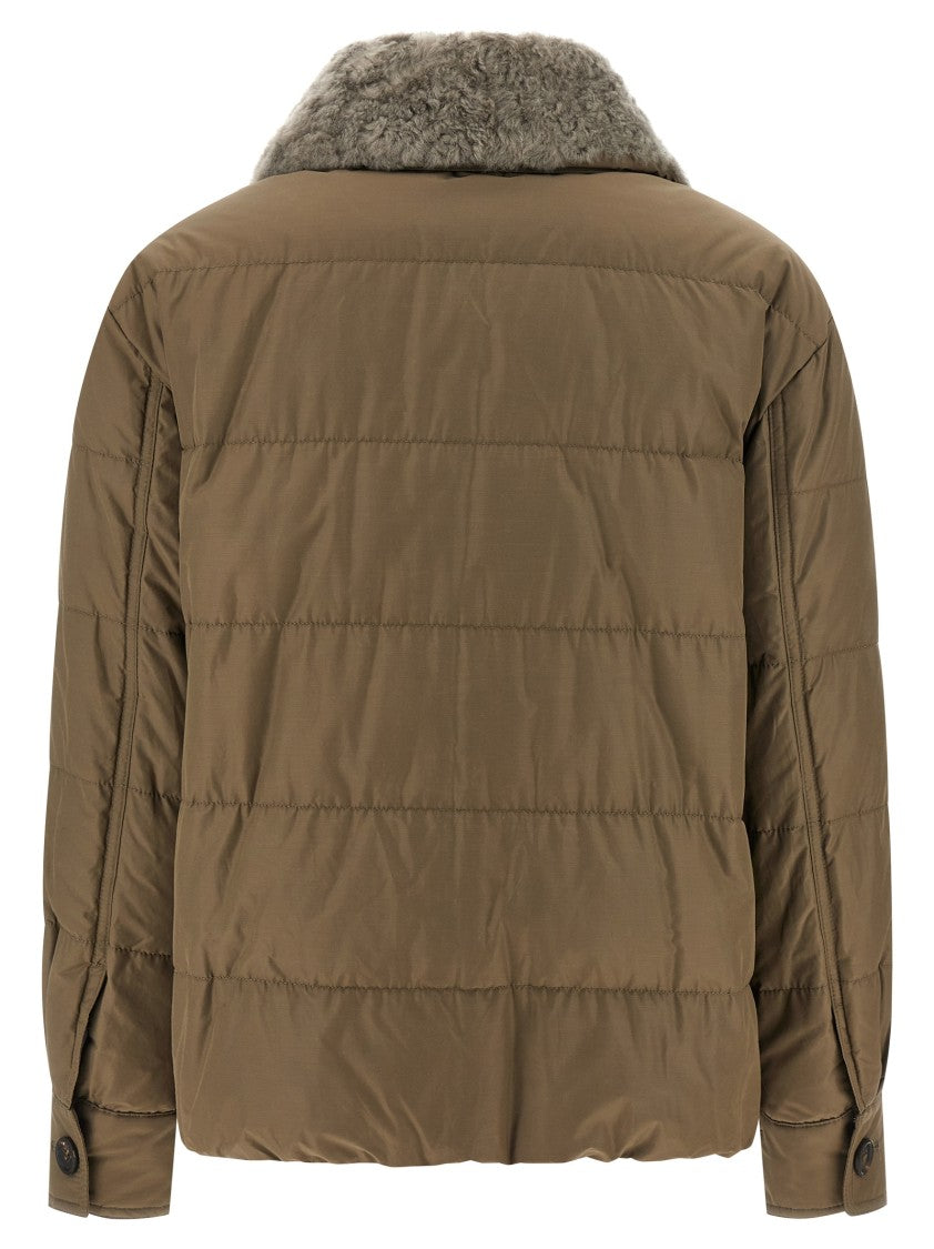 Brunello Cucinelli Monile Sherling Down Jacket