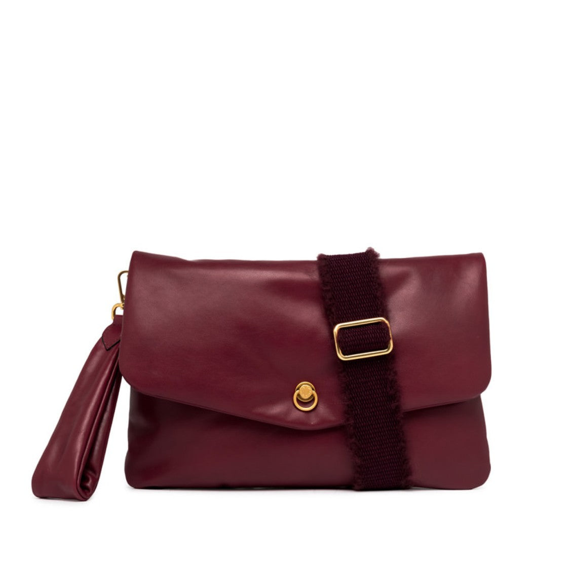 Gianni Chiarini Mirea Bag In Soft Smooth Bordeaux Leather