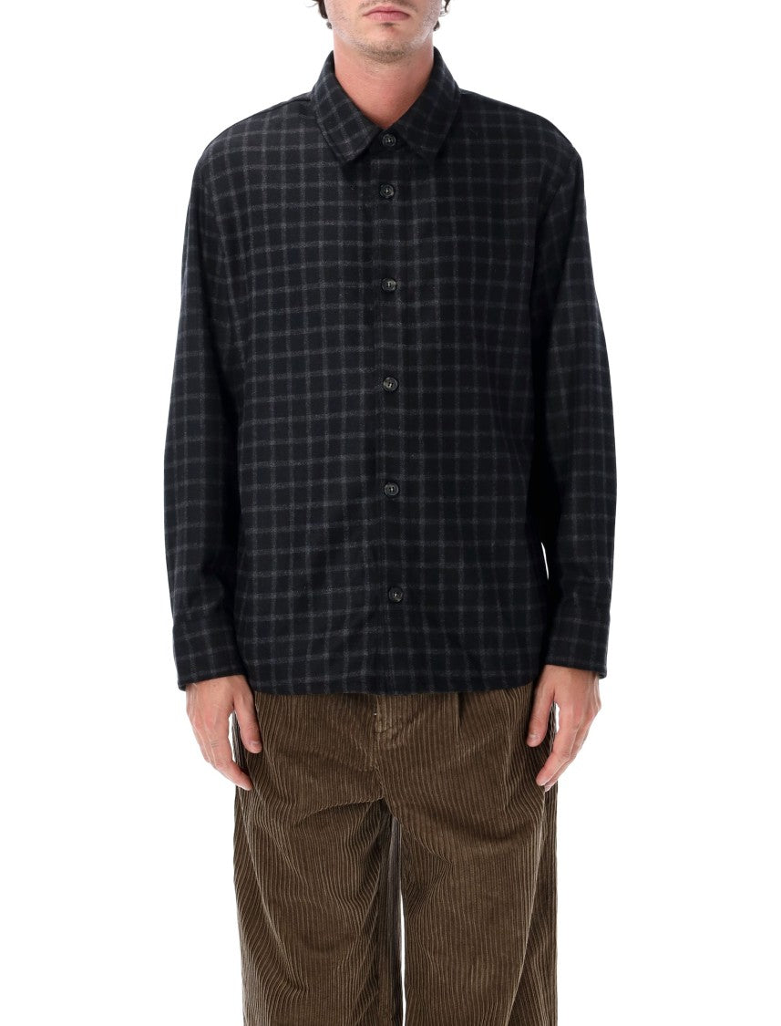A.P.C. Bobby Checkered Wool-Blend Overshirt