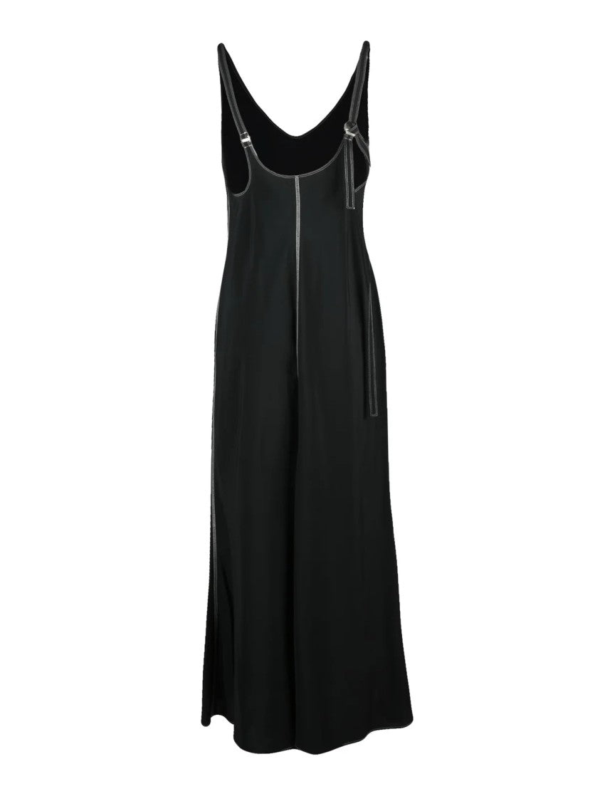 Sportmax Black Unione Viscose Dress