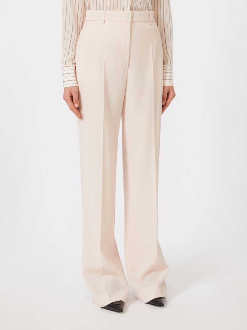 Max Mara Tailored Wide-Leg Trousers With High Waist