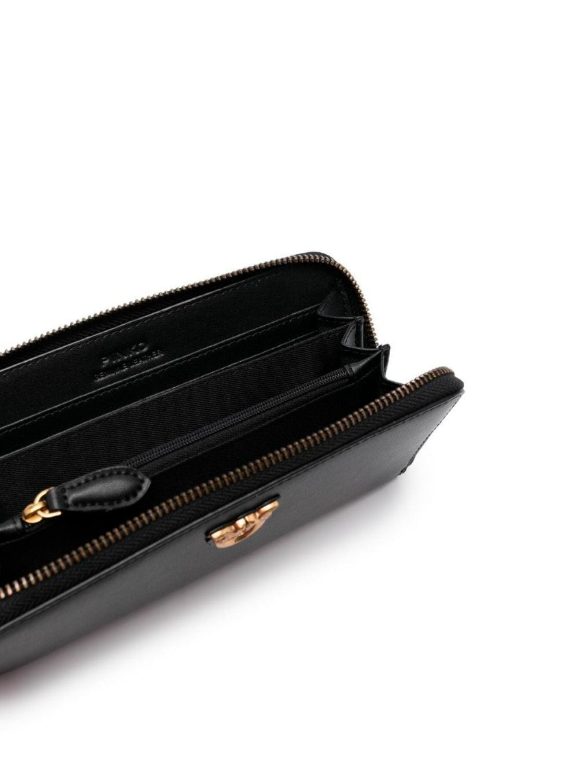 Pinko Zip-Around Purse With Prominent Logo